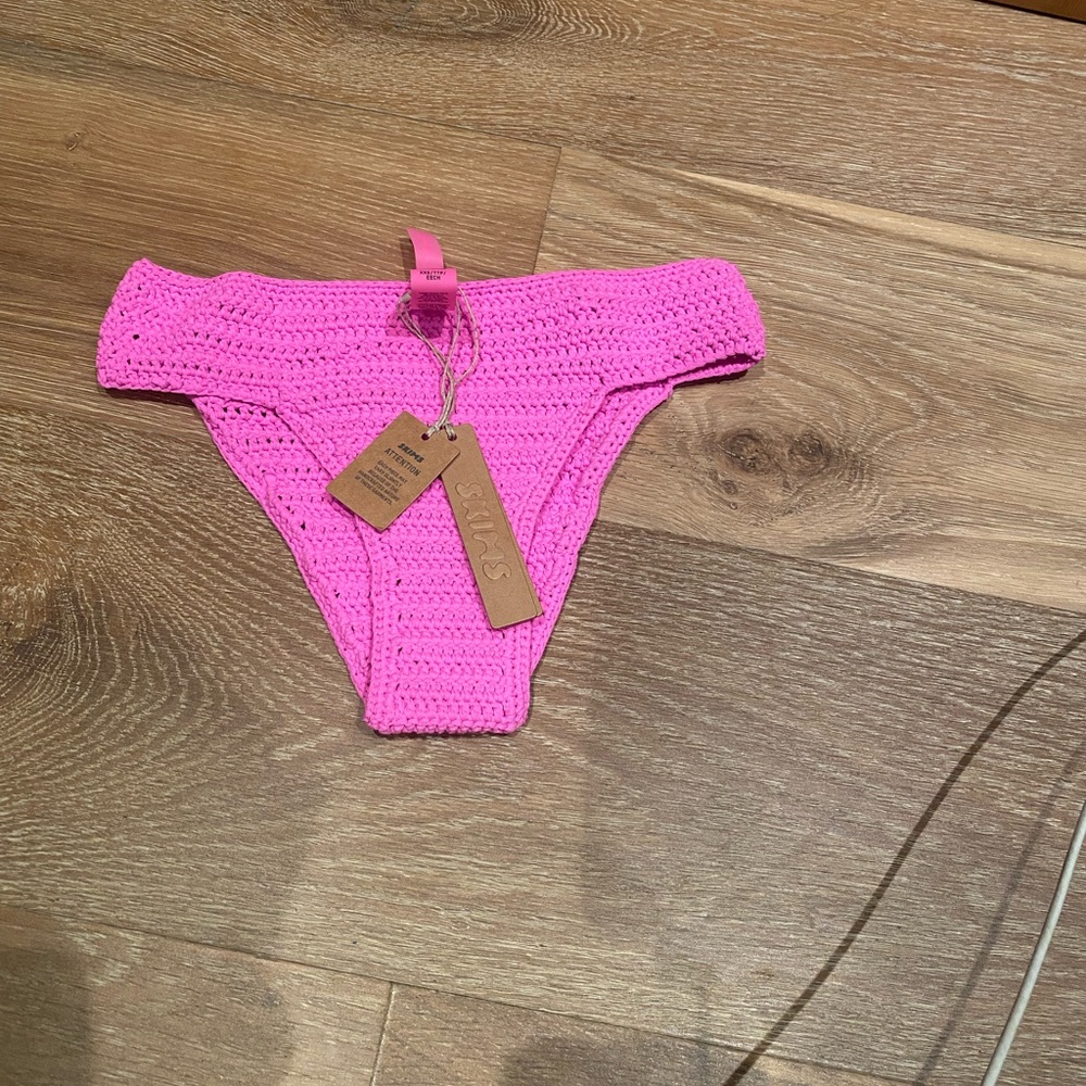 Skims Crochet Swim Bikini Bottom (XXS)